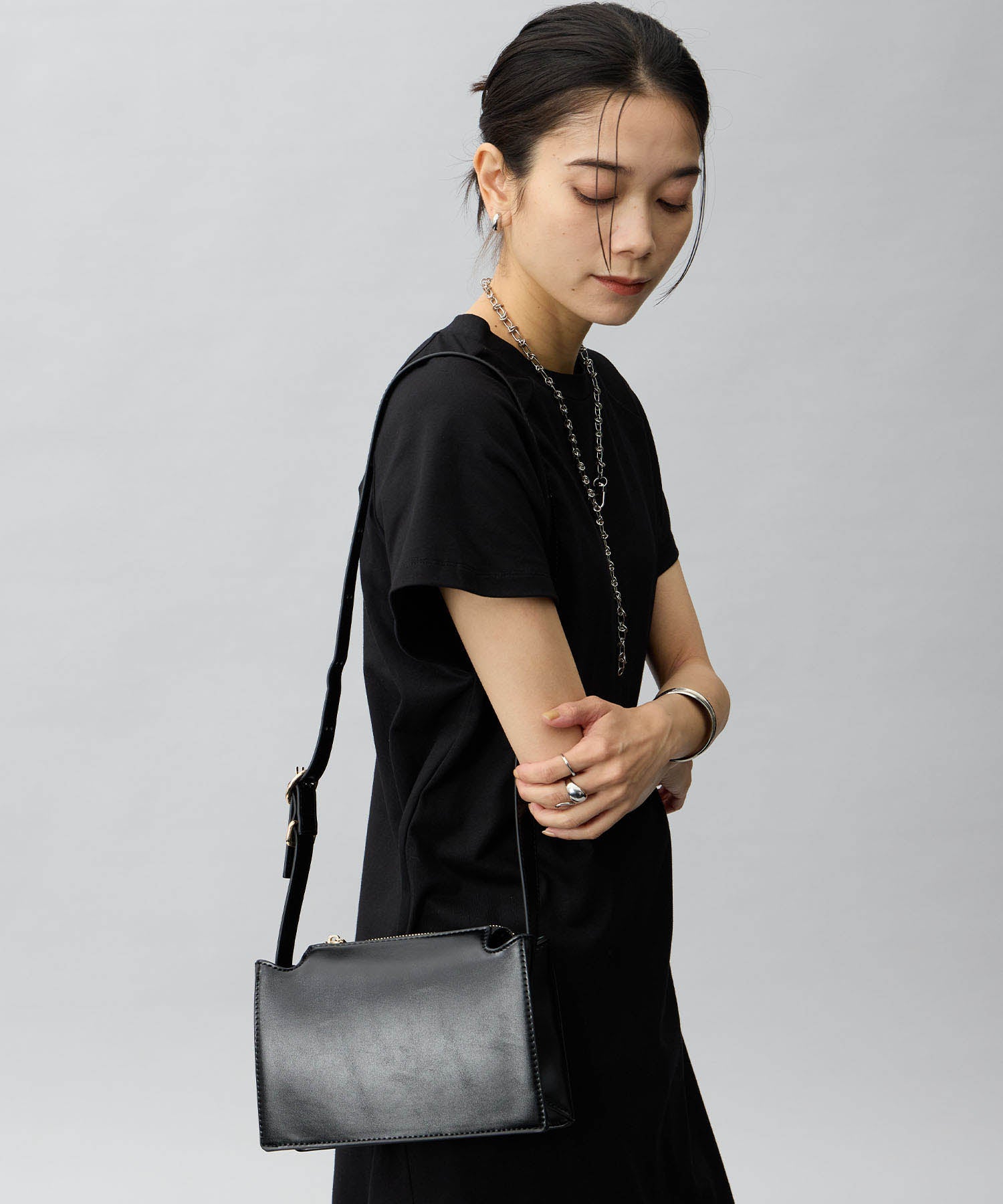ワンズトゥルー ONE'S TRUE 合皮ミニショルダーBAG （イエロー） イエロー