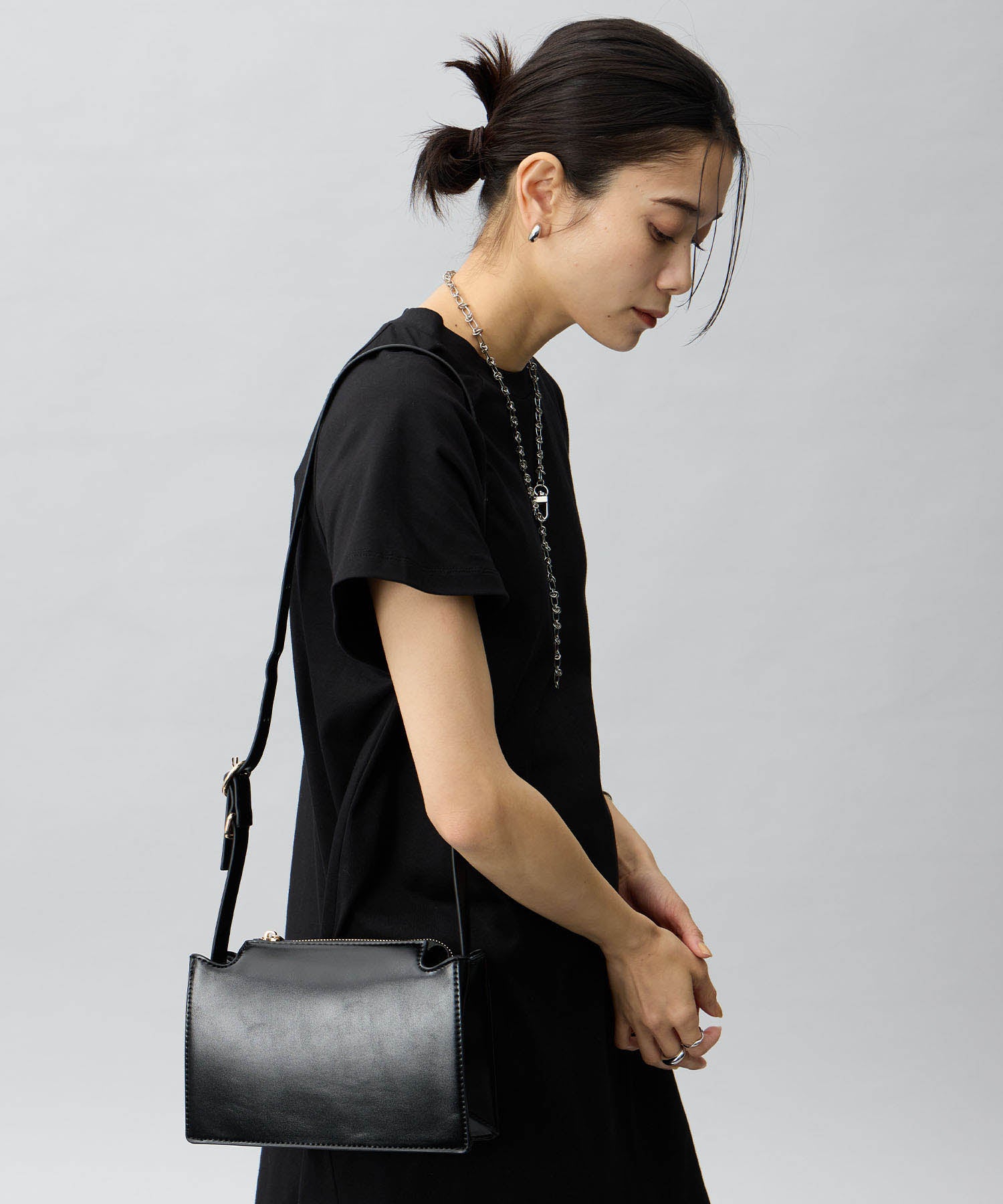 ワンズトゥルー ONE'S TRUE 合皮ミニショルダーBAG （イエロー） イエロー
