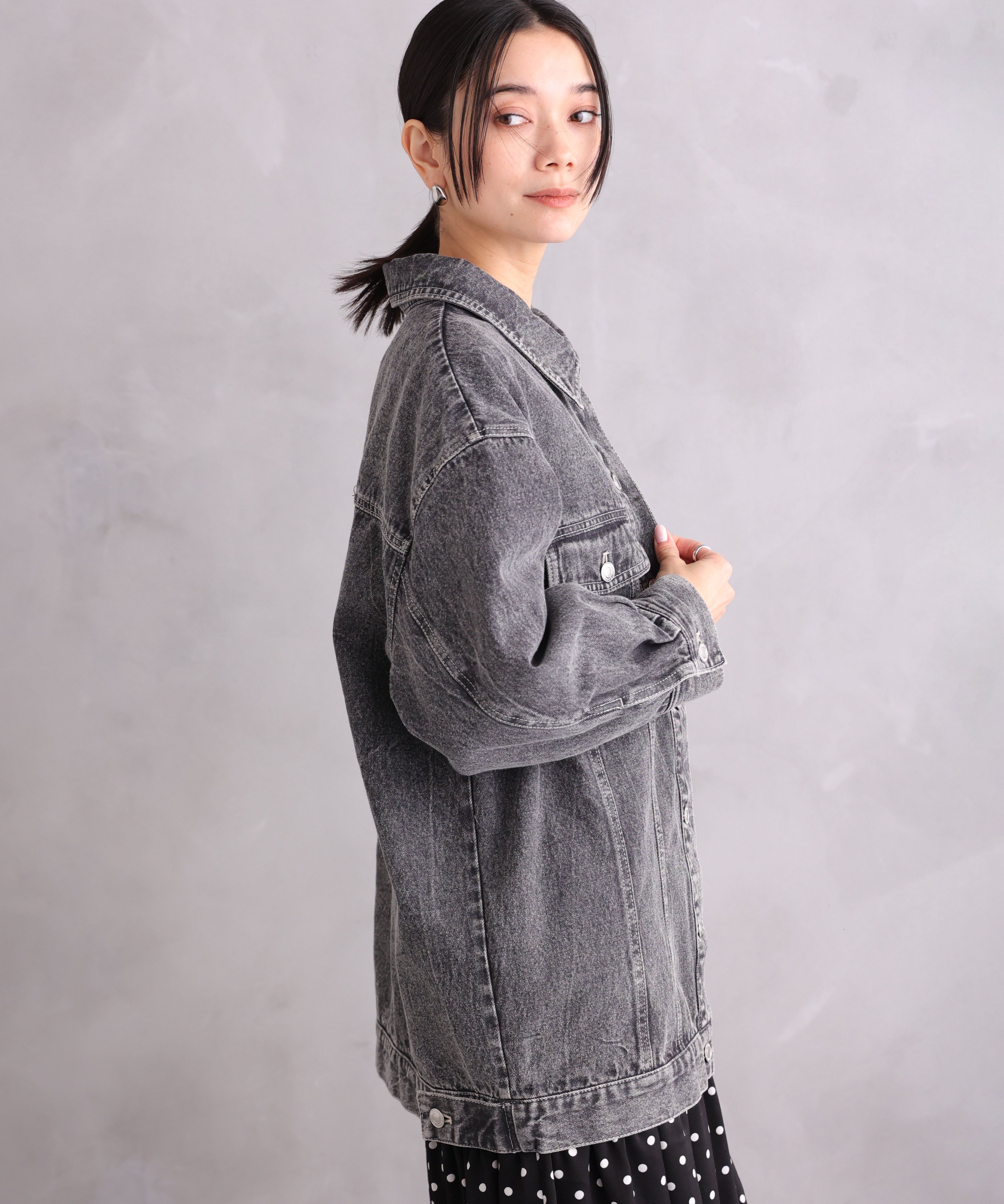 ONE'S TRUE Over Denim Jacket