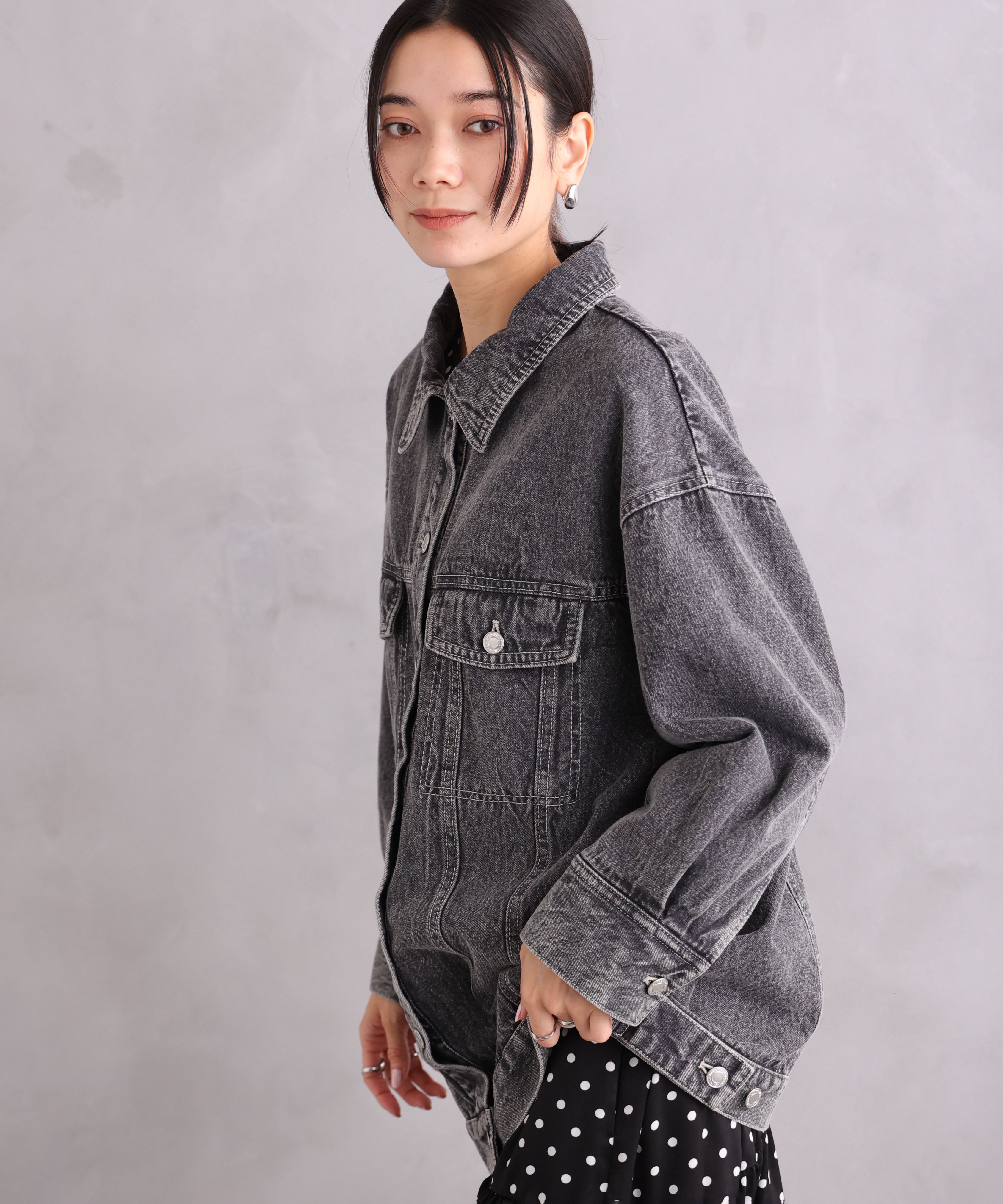 ONE'S TRUE Over Denim Jacket