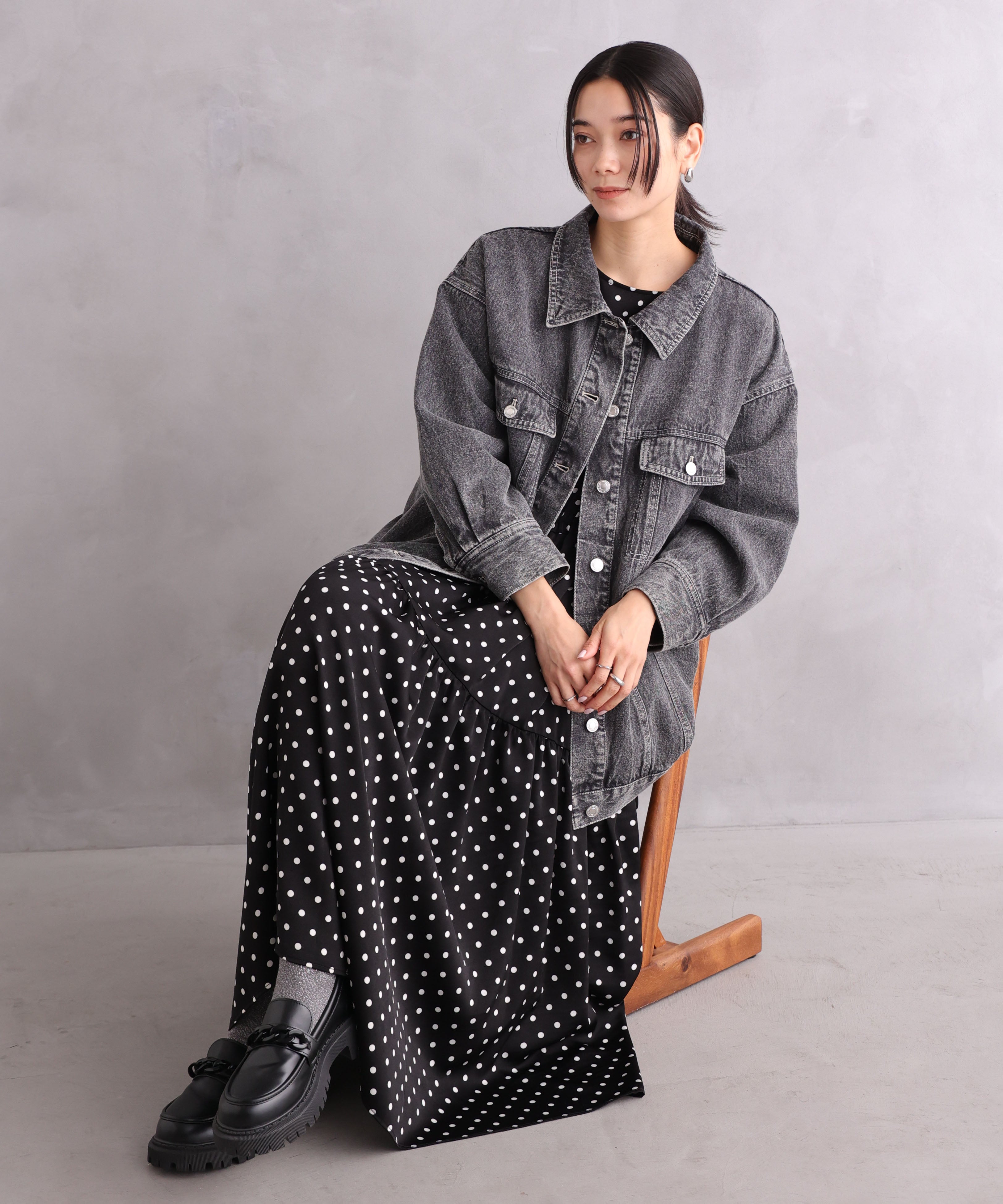 ONE'S TRUE Over Denim Jacket