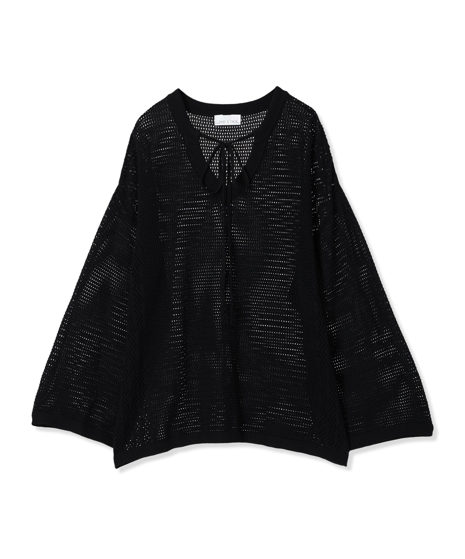 One's True Sheer Knit Pullover