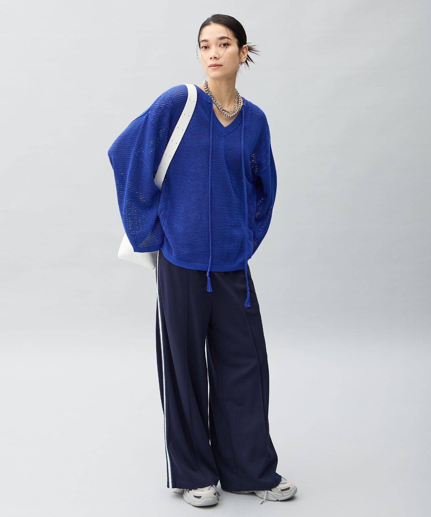 One's True Sheer Knit Pullover