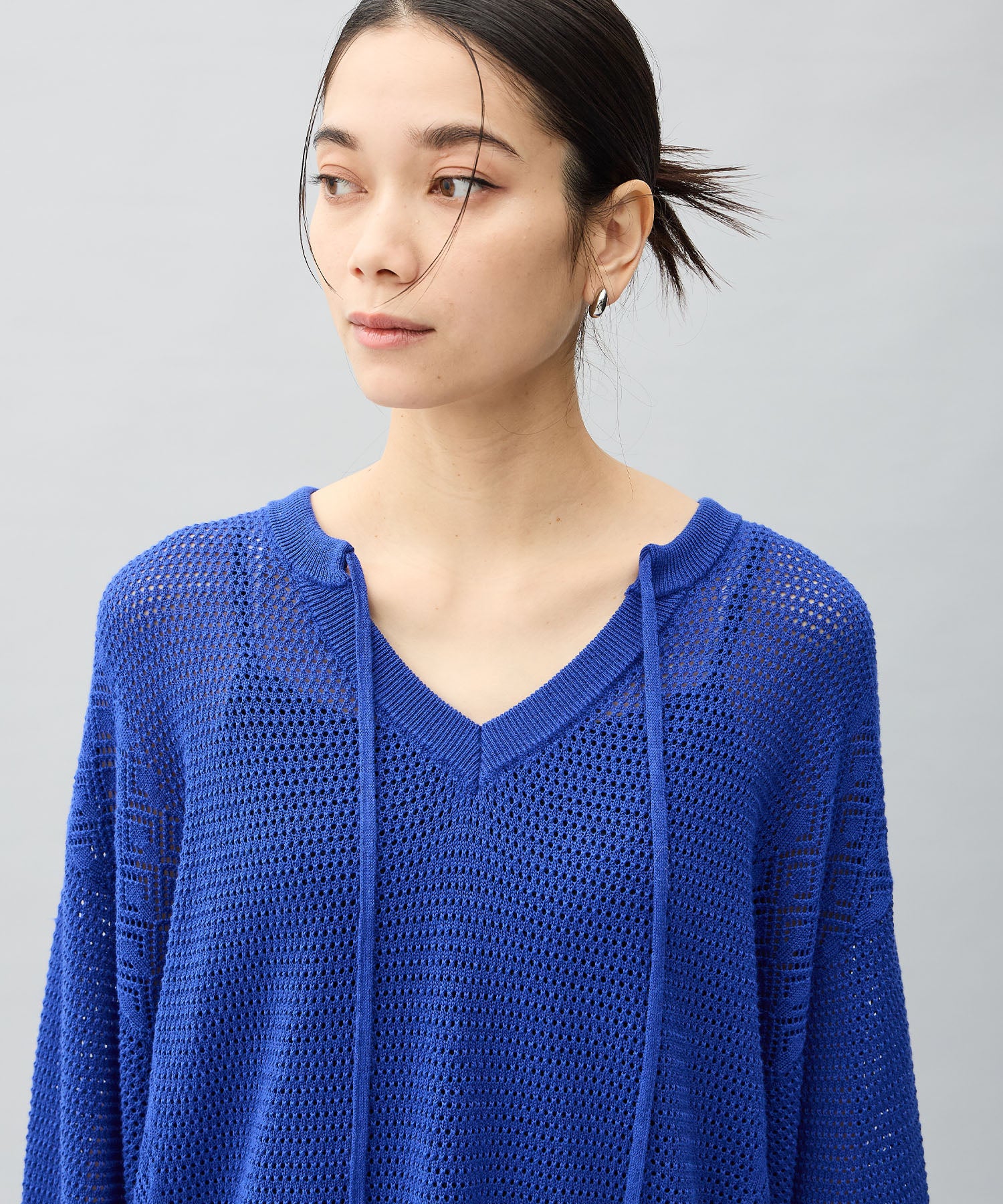One's True Sheer Knit Pullover