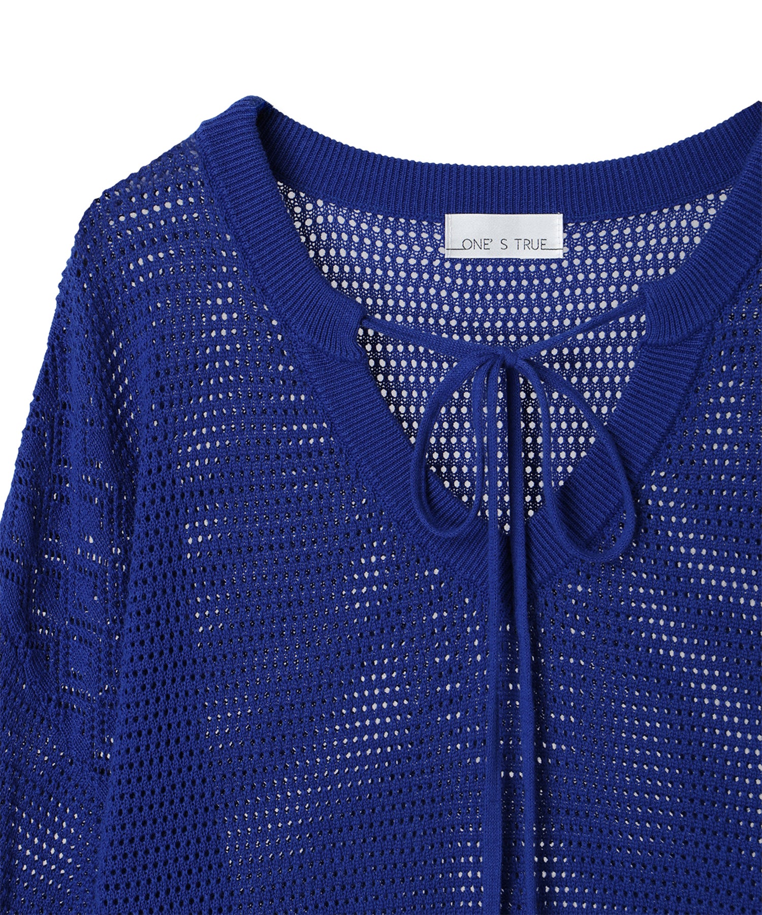 One's True Sheer Knit Pullover