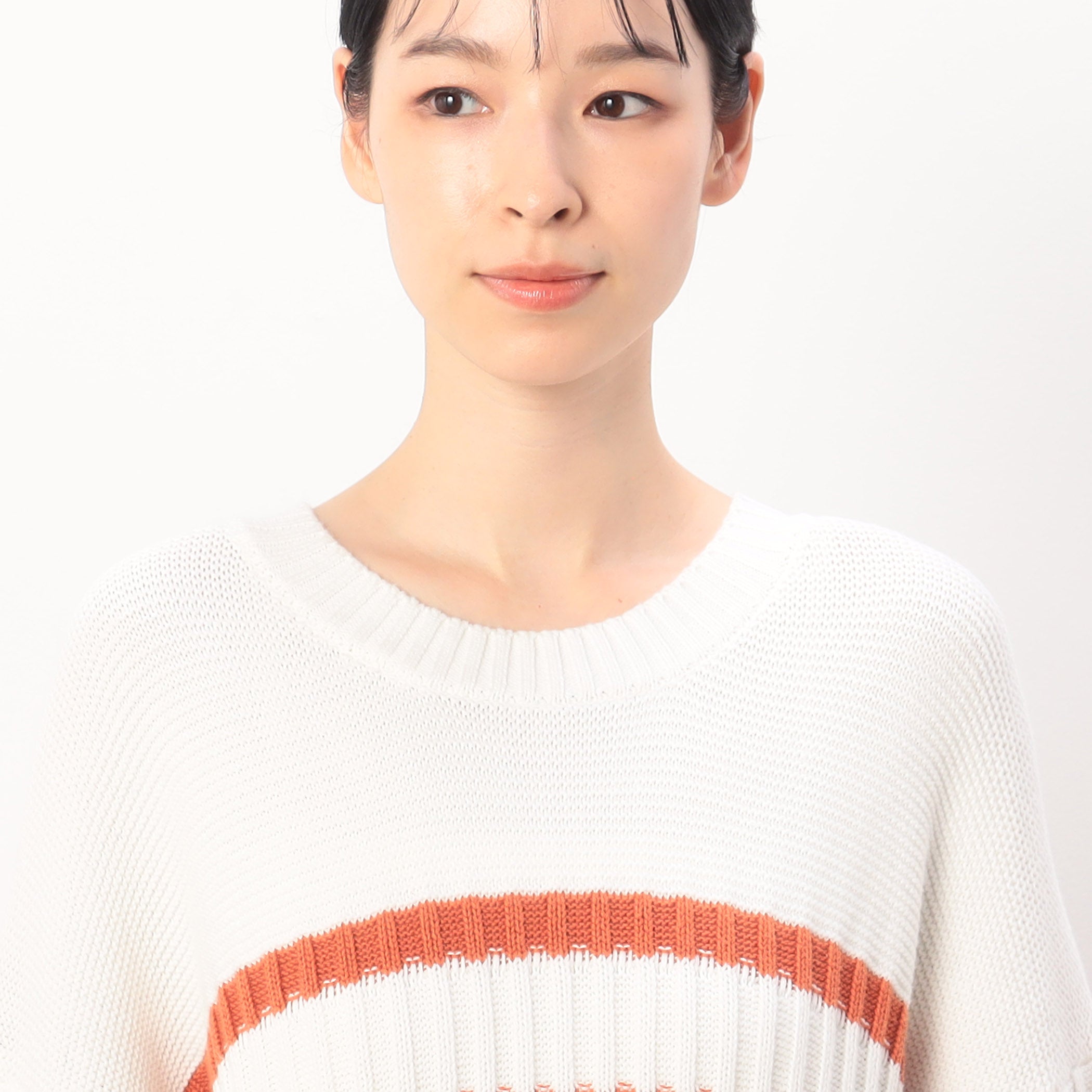 ONIGIRI Border Knit Pullover
