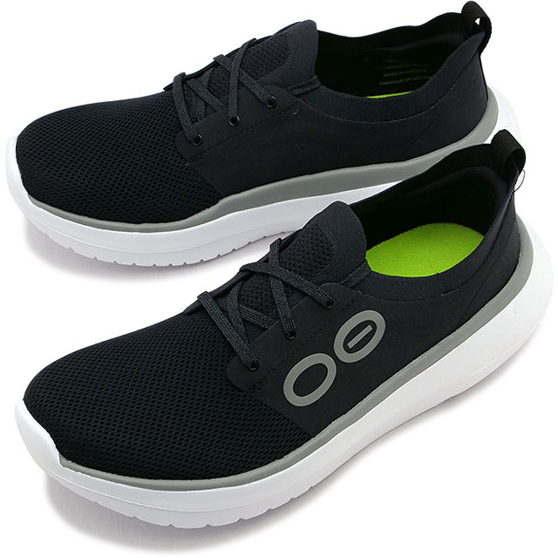 ウーフォス OOFOS Men's OOmy Stride White/Black [2000930004251] （White/Black） White/Black