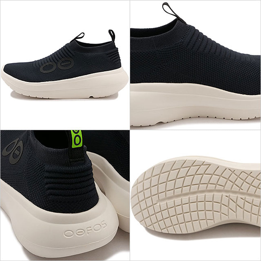 OOFOS Men's OOmy Zen Chalk/Black [2000950173251]