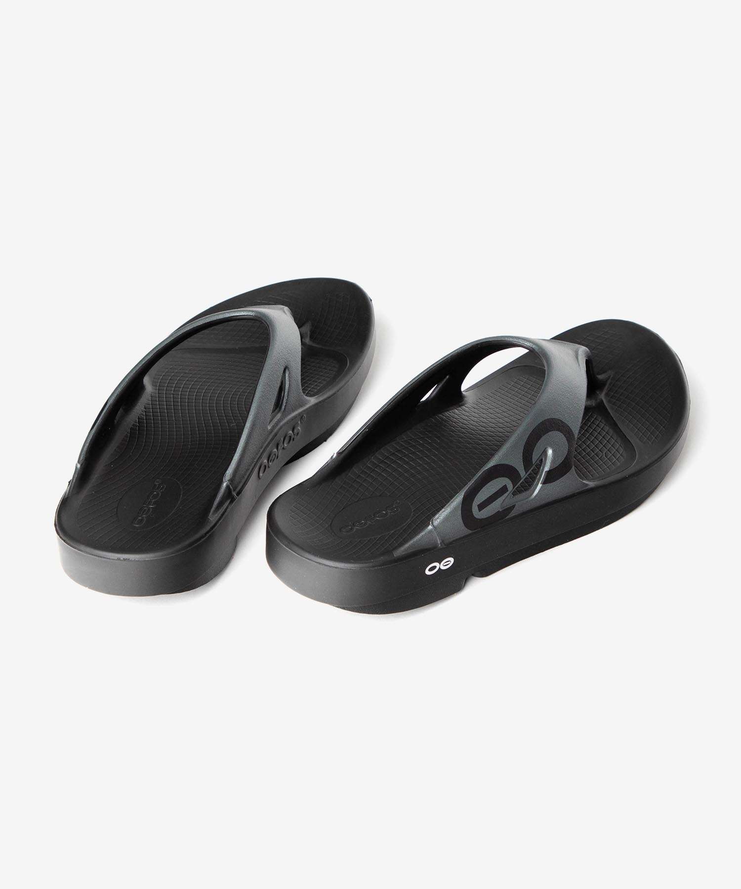 ウーフォス OOFOS ウーフォス OOFOS Thong Sandals トング サンダル OOriginal Sport ウーオリジナル スポーツ 1001 リカバリーサンダル （BLK×GP/ブラック×グラファイト） BLK×GP/ブラック×グラファイト
