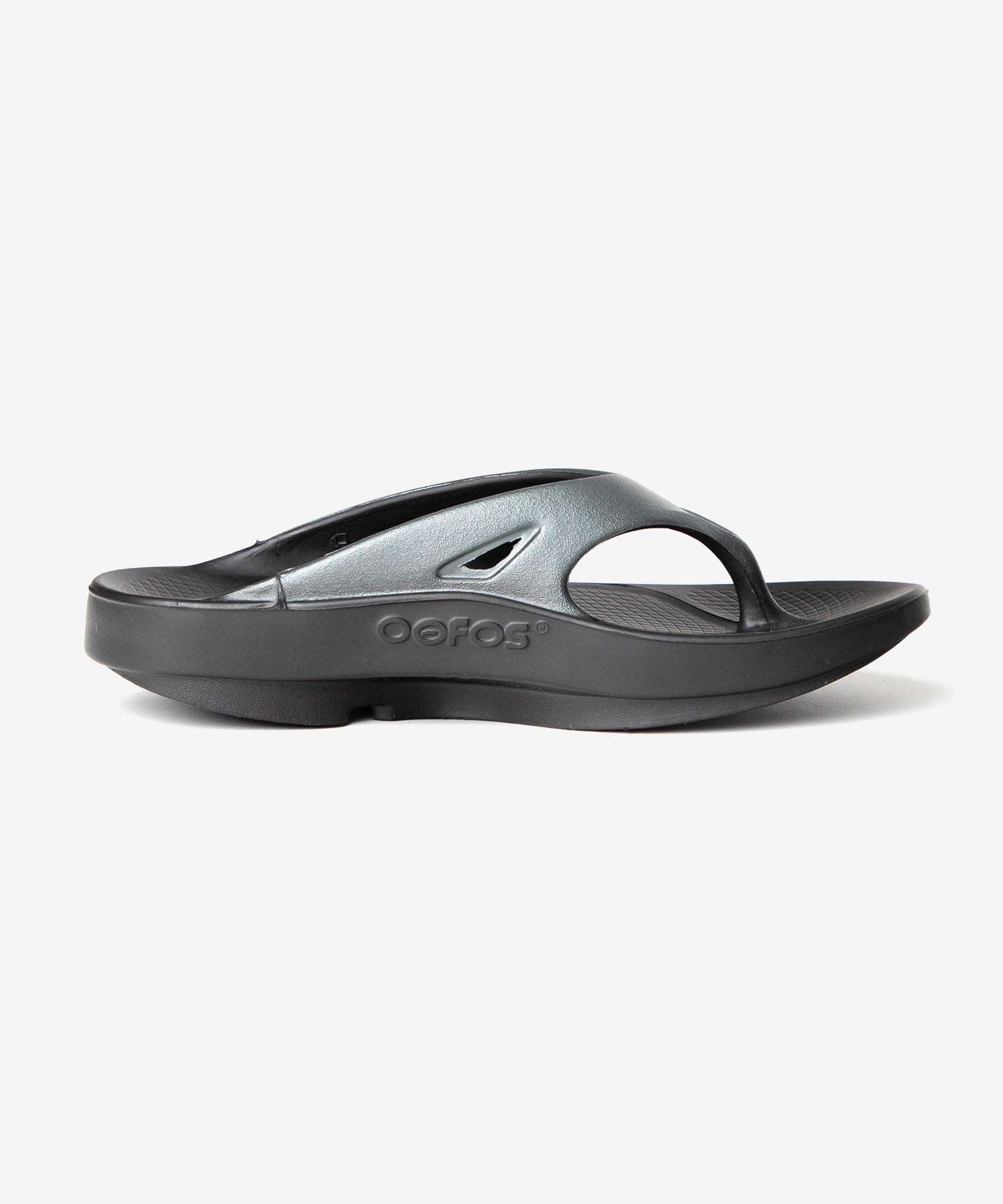 ウーフォス OOFOS ウーフォス OOFOS Thong Sandals トング サンダル OOriginal Sport ウーオリジナル スポーツ 1001 リカバリーサンダル （BLK×GP/ブラック×グラファイト） BLK×GP/ブラック×グラファイト