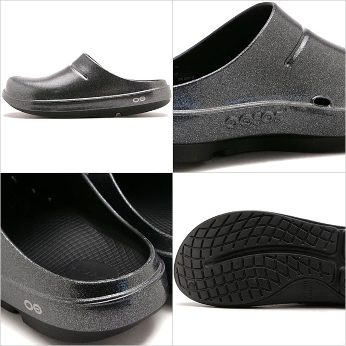 ウーフォス OOFOS OOcloog Luxe Black-Sparkle [2000100158252] （Black-Sparkle） Black-Sparkle