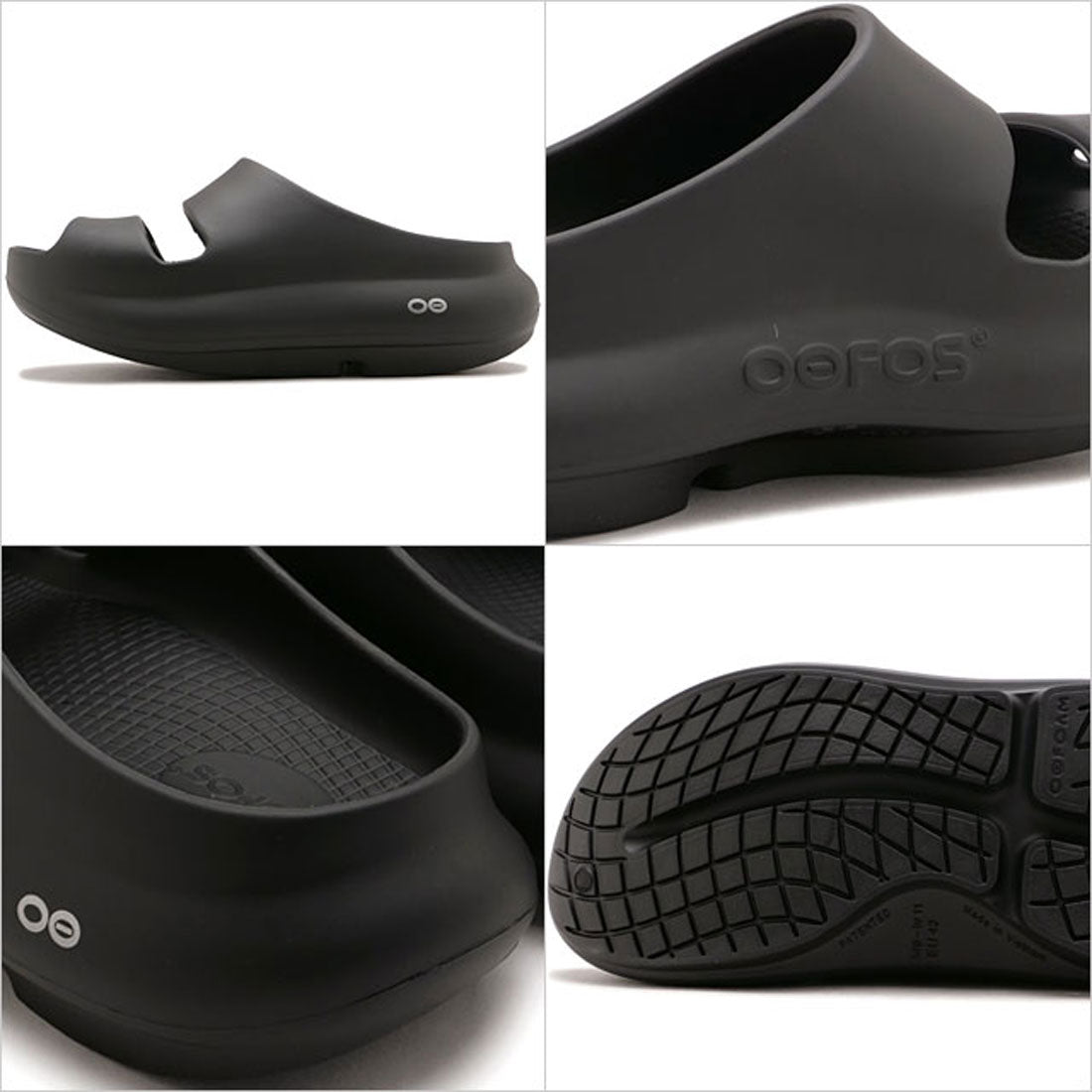 ウーフォス OOFOS OOyea Black [2000970050252] （Black） Black