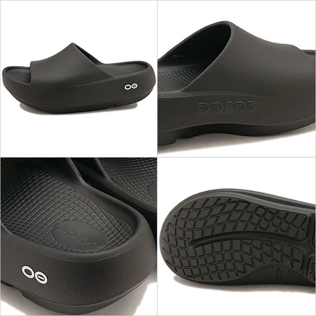 ウーフォス OOFOS OOahh+ Black [2001110050261] （Black） Black