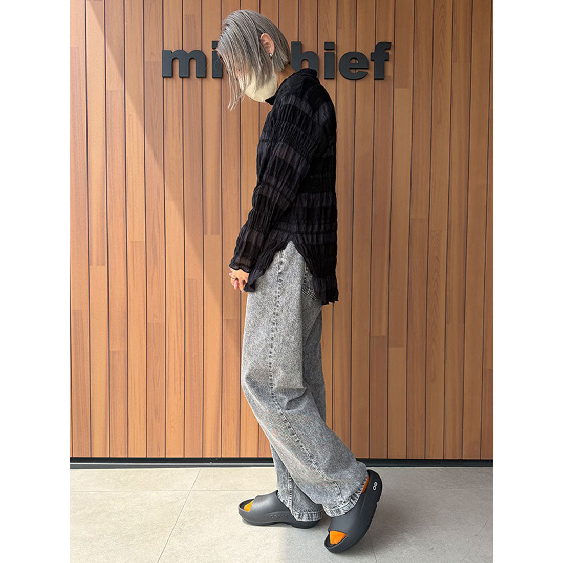 ウーフォス OOFOS OOahh+ Black [2001110050261] （Black） Black