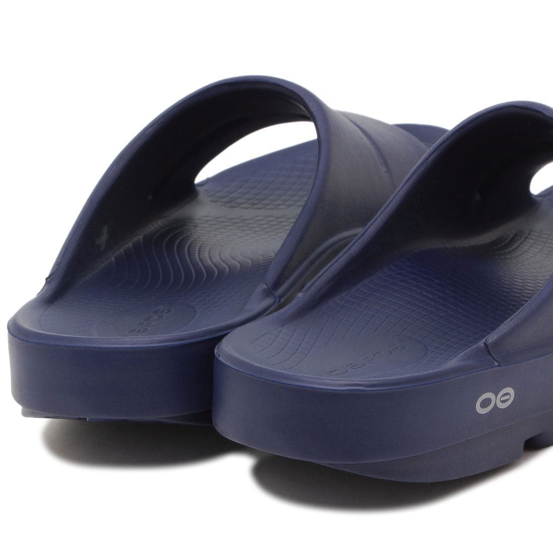 ウーフォス OOFOS サンダル ミュール ウーアースライド リカバリーサンダル ネイビー メンズ レディース OOFOS OOAHH SLIDE NVY