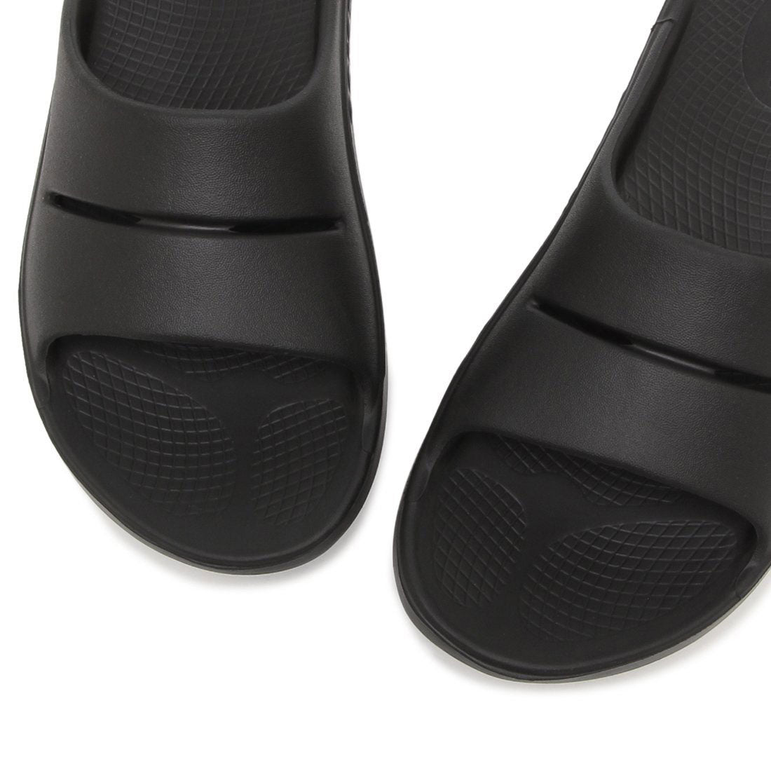ウーフォス OOFOS サンダル ミュール ウーアースライド リカバリーサンダル ブラック メンズ レディース OOFOS OOAHH SLIDE BLK