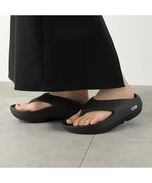 ウーフォス OOFOS OOFOS リカバリーサンダル OORIGINAL+ トングサンダル （BLACK/ブラック） BLACK/ブラック