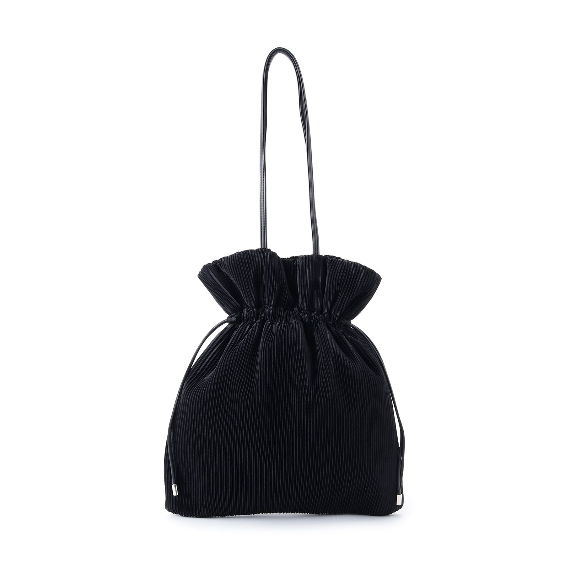 OPAQUE.CLIP OPAQUE.CLIP 【A4 Size Compatible】 Pleated Drawstring Shoulder Bag
