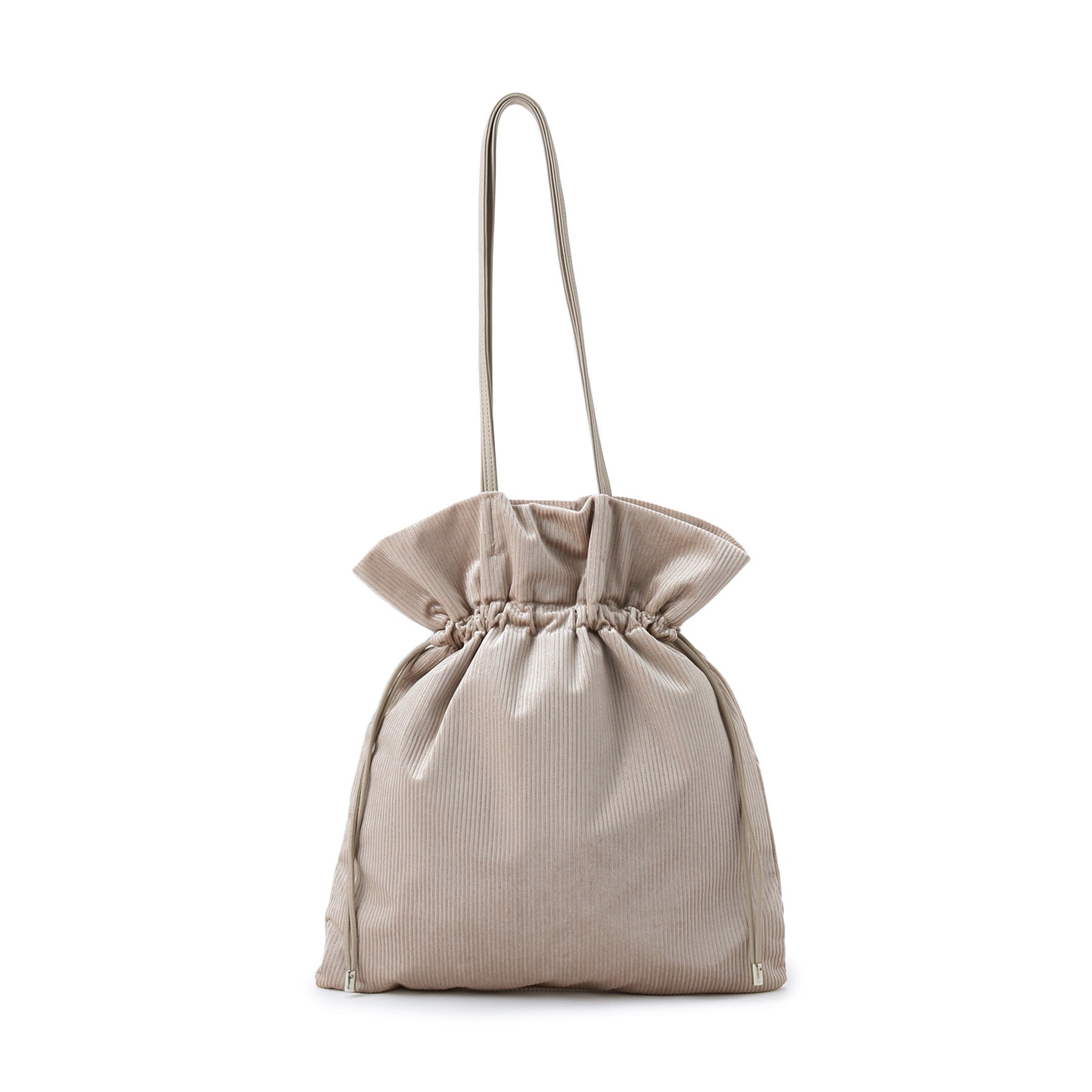 OPAQUE.CLIP OPAQUE.CLIP 【A4 Size Compatible】 Pleated Drawstring Shoulder Bag