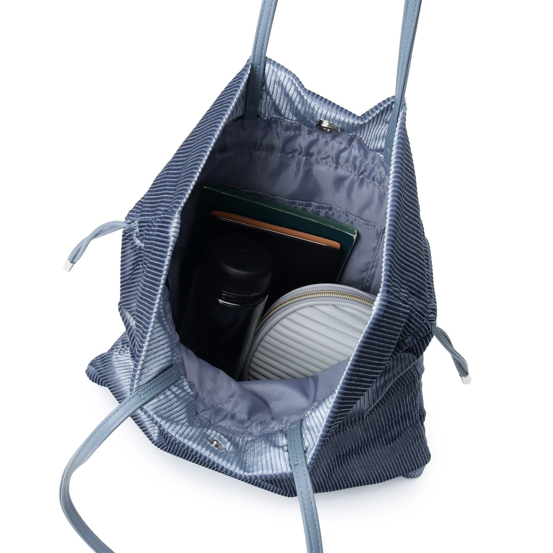 OPAQUE.CLIP OPAQUE.CLIP 【A4 Size Compatible】 Pleated Drawstring Shoulder Bag