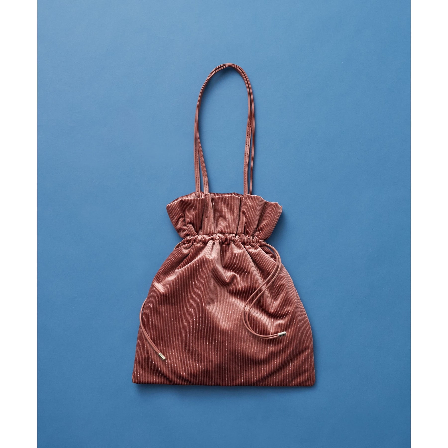 OPAQUE.CLIP OPAQUE.CLIP 【A4 Size Compatible】 Pleated Drawstring Shoulder Bag