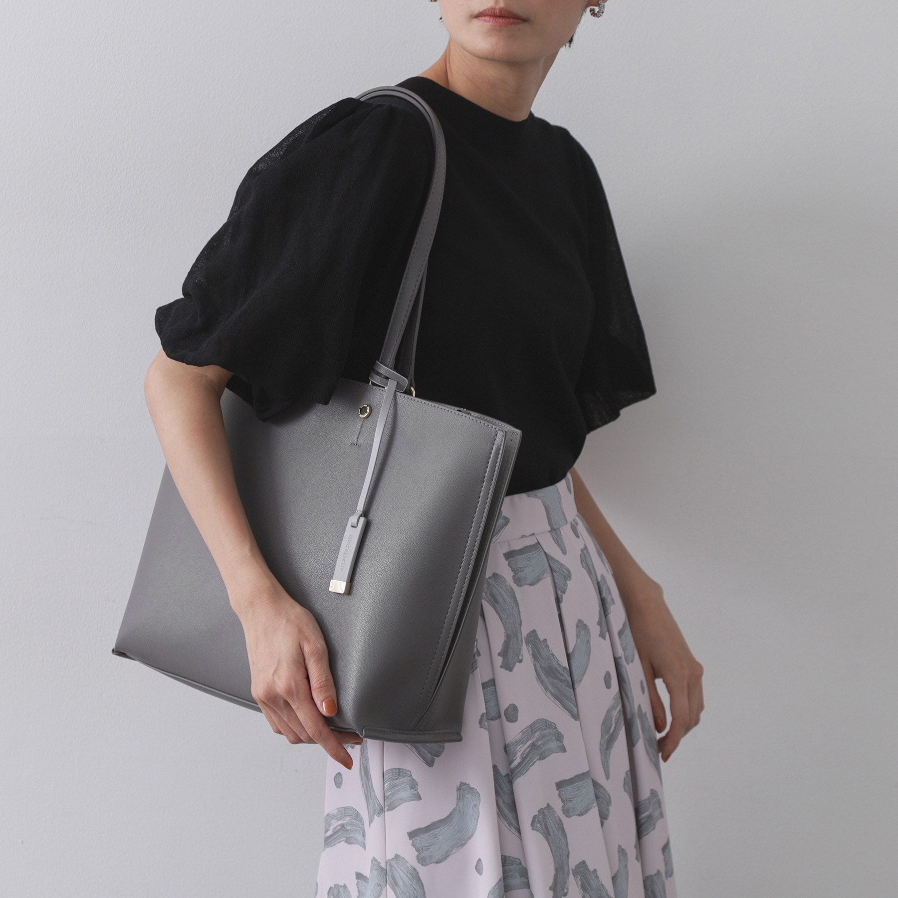 オペーク ドット クリップ OPAQUE.CLIP 【名品／A4サイズ対応】バイカラースムーストートバッグ （ブラウン(544)） ブラウン(544)