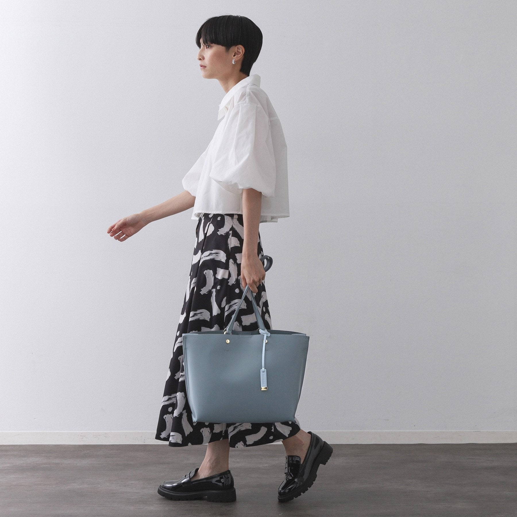 オペーク ドット クリップ OPAQUE.CLIP 【名品／A4サイズ対応】バイカラースムーストートバッグ （ブラウン(544)） ブラウン(544)