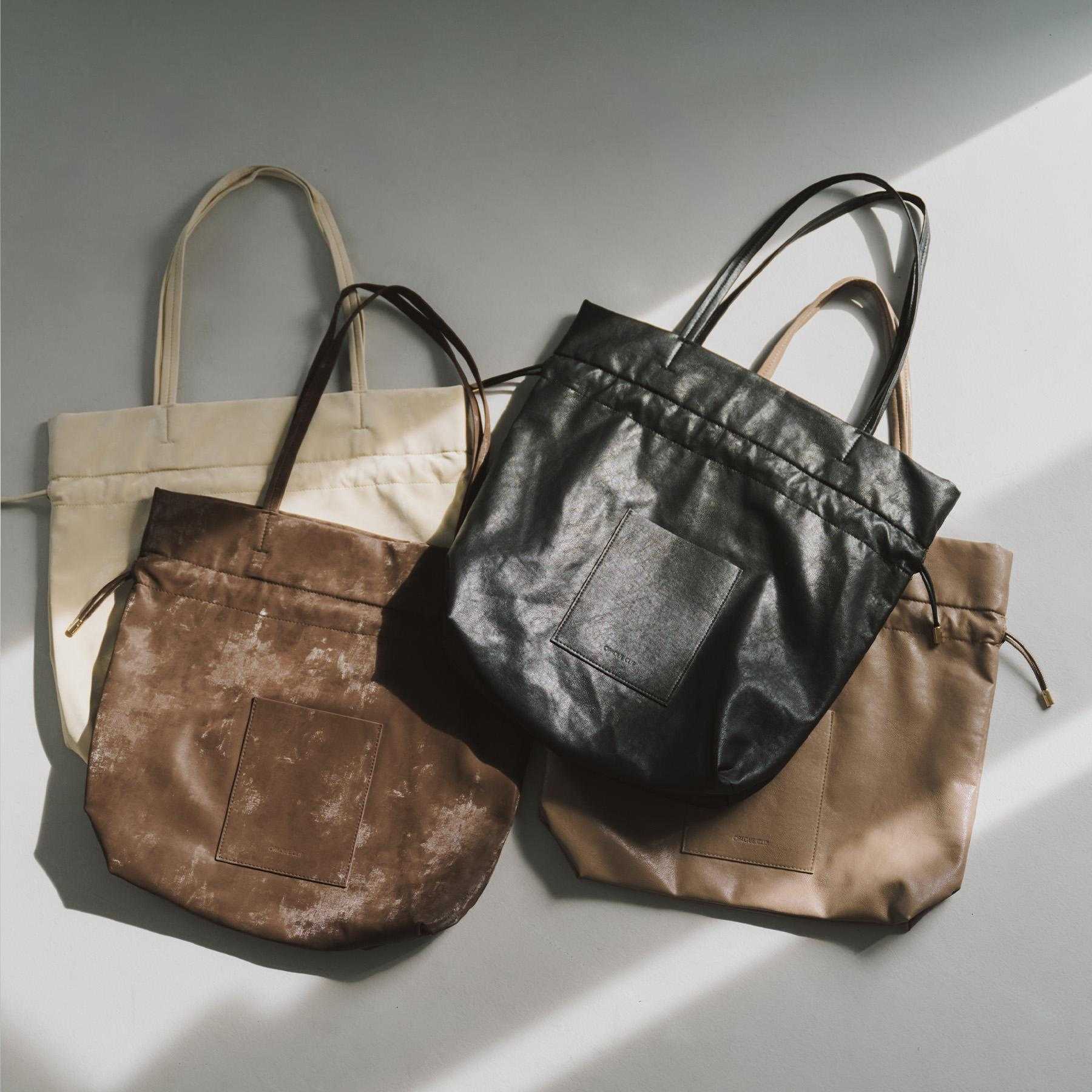 オペーク ドット クリップ OPAQUE.CLIP 【A4サイズ対応】ソフト合皮巾着ドローストリングトートバッグ （ライトベージュ(151)） ライトベージュ(151)