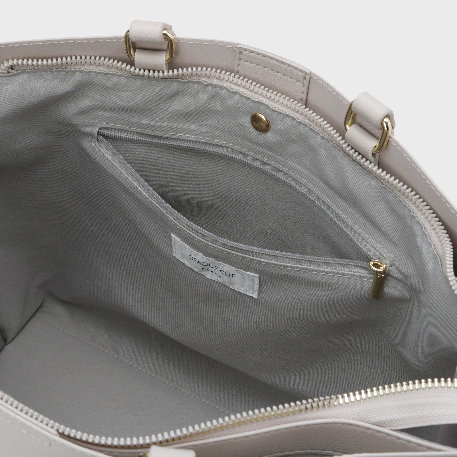 オペーク ドット クリップ OPAQUE.CLIP 【A4サイズ対応】名品バイカラーA4トート （ベージュ(552)） ベージュ(552)