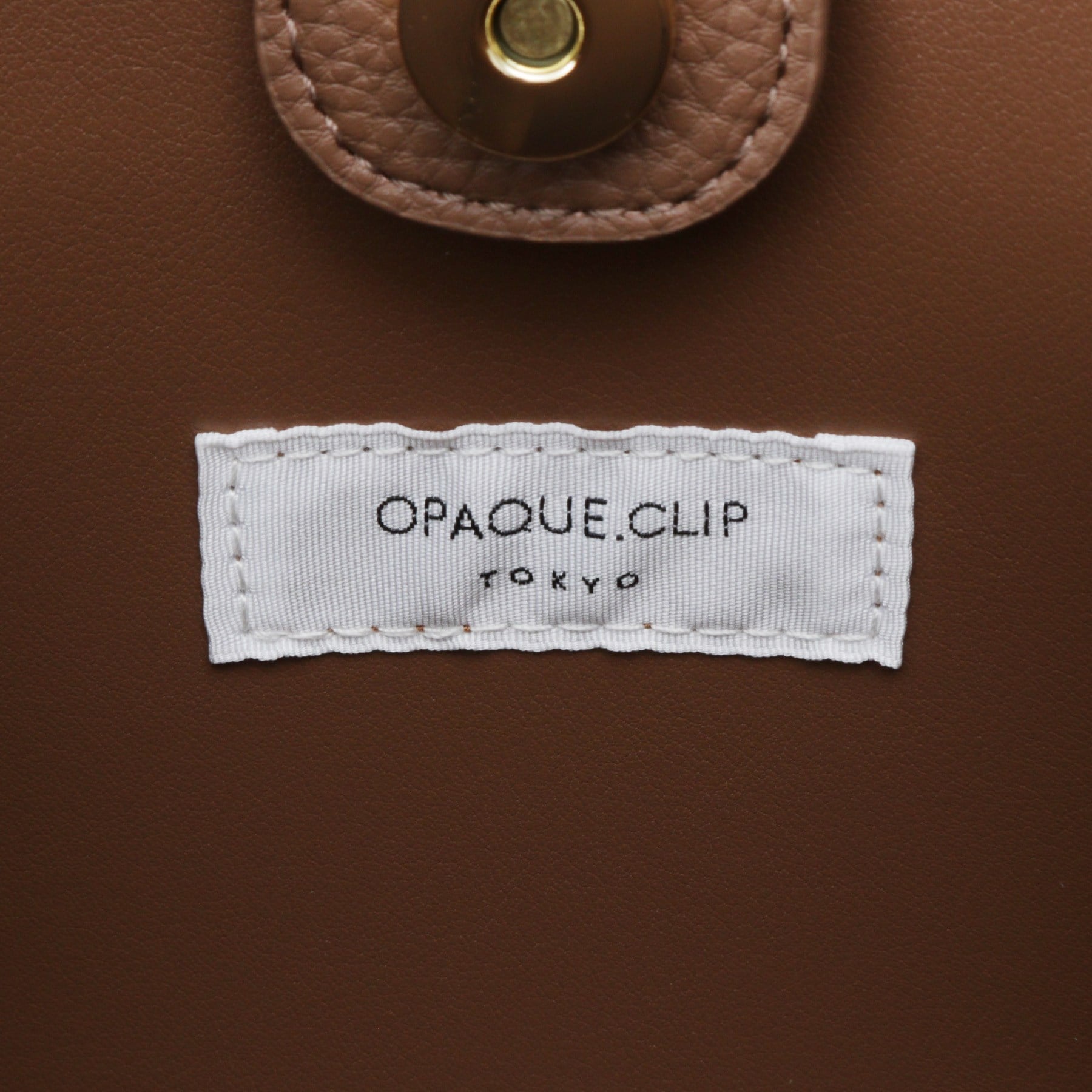 オペーク ドット クリップ OPAQUE.CLIP ベルトデザイン軽量シュリンク合皮ミドル （ブラック(019)） ブラック(019)