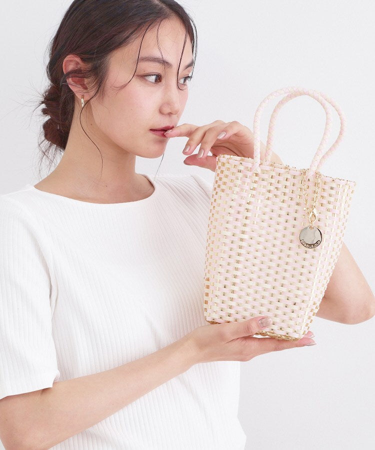 オペーク ドット クリップ OPAQUE.CLIP マルチカラーミニメルカドバッグ （ゴールド(007)） ゴールド(007)