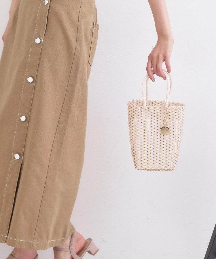 オペーク ドット クリップ OPAQUE.CLIP マルチカラーミニメルカドバッグ （ゴールド(007)） ゴールド(007)