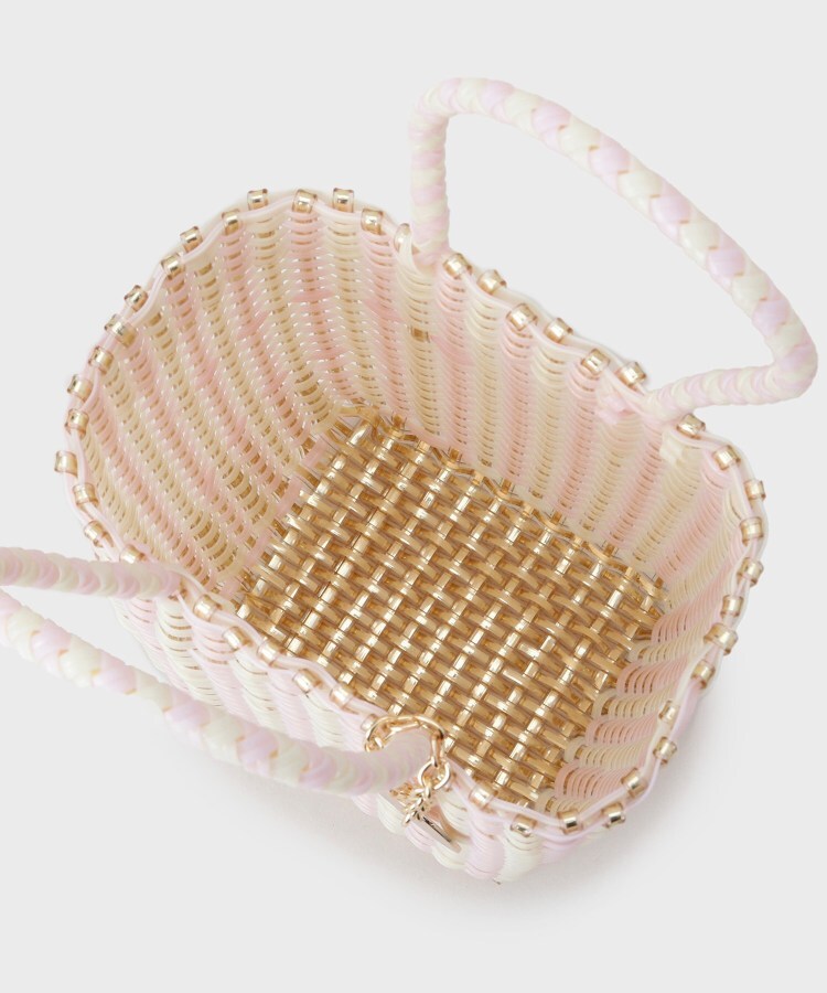 オペーク ドット クリップ OPAQUE.CLIP マルチカラーミニメルカドバッグ （ゴールド(007)） ゴールド(007)