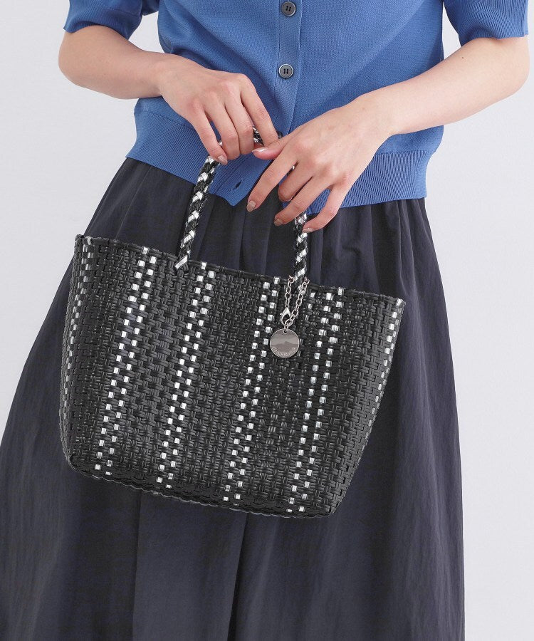 オペーク ドット クリップ OPAQUE.CLIP バイカラーミドルメルカドバッグ （ブラック(019)） ブラック(019)