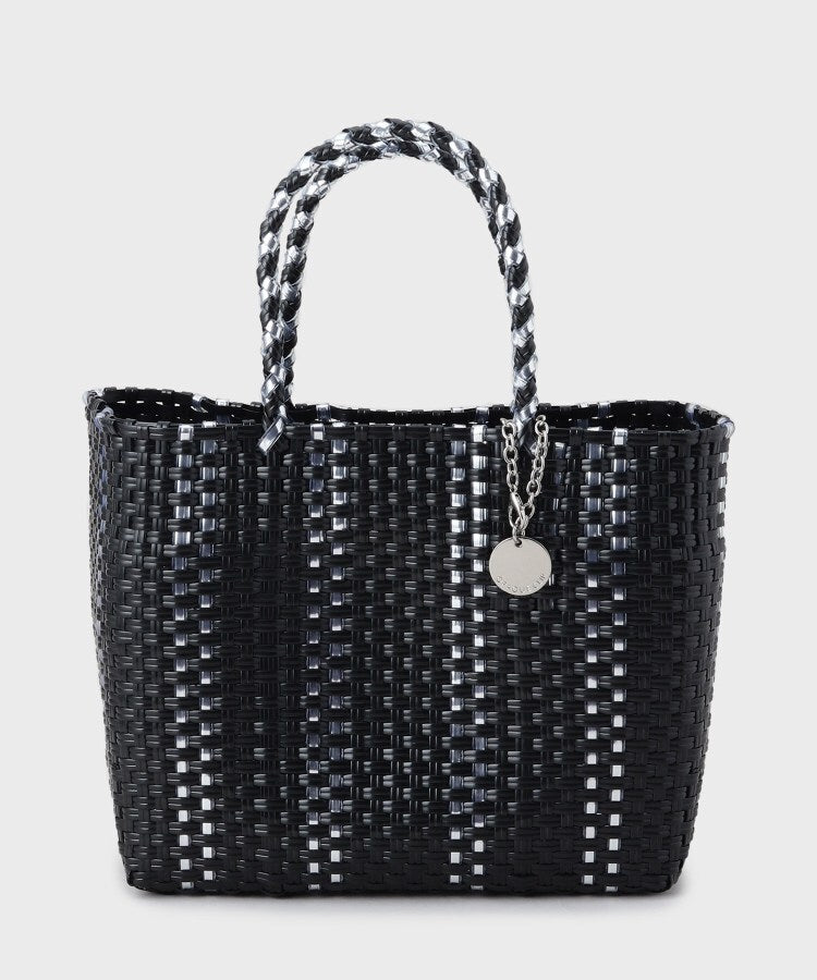 オペーク ドット クリップ OPAQUE.CLIP バイカラーミドルメルカドバッグ （ブラック(019)） ブラック(019)