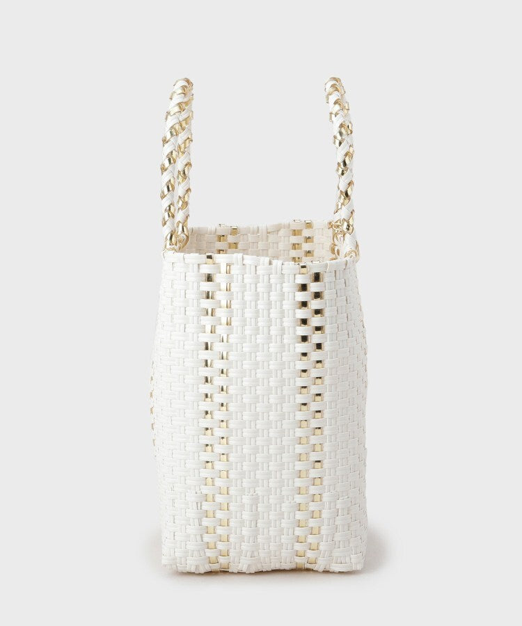 オペーク ドット クリップ OPAQUE.CLIP バイカラーミドルメルカドバッグ （ブラック(019)） ブラック(019)