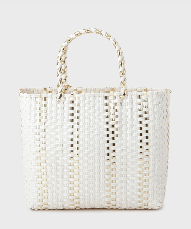 オペーク ドット クリップ OPAQUE.CLIP バイカラーミドルメルカドバッグ （ブラック(019)） ブラック(019)