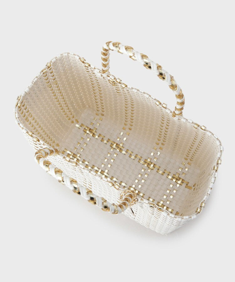 オペーク ドット クリップ OPAQUE.CLIP バイカラーミドルメルカドバッグ （ブラック(019)） ブラック(019)