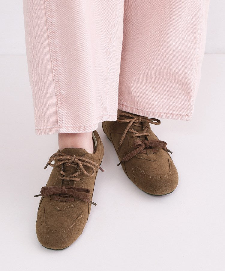 オペーク ドット クリップ OPAQUE.CLIP 【一部店舗】Wシューレーススニーカー （モカブラウン(042)） モカブラウン(042)