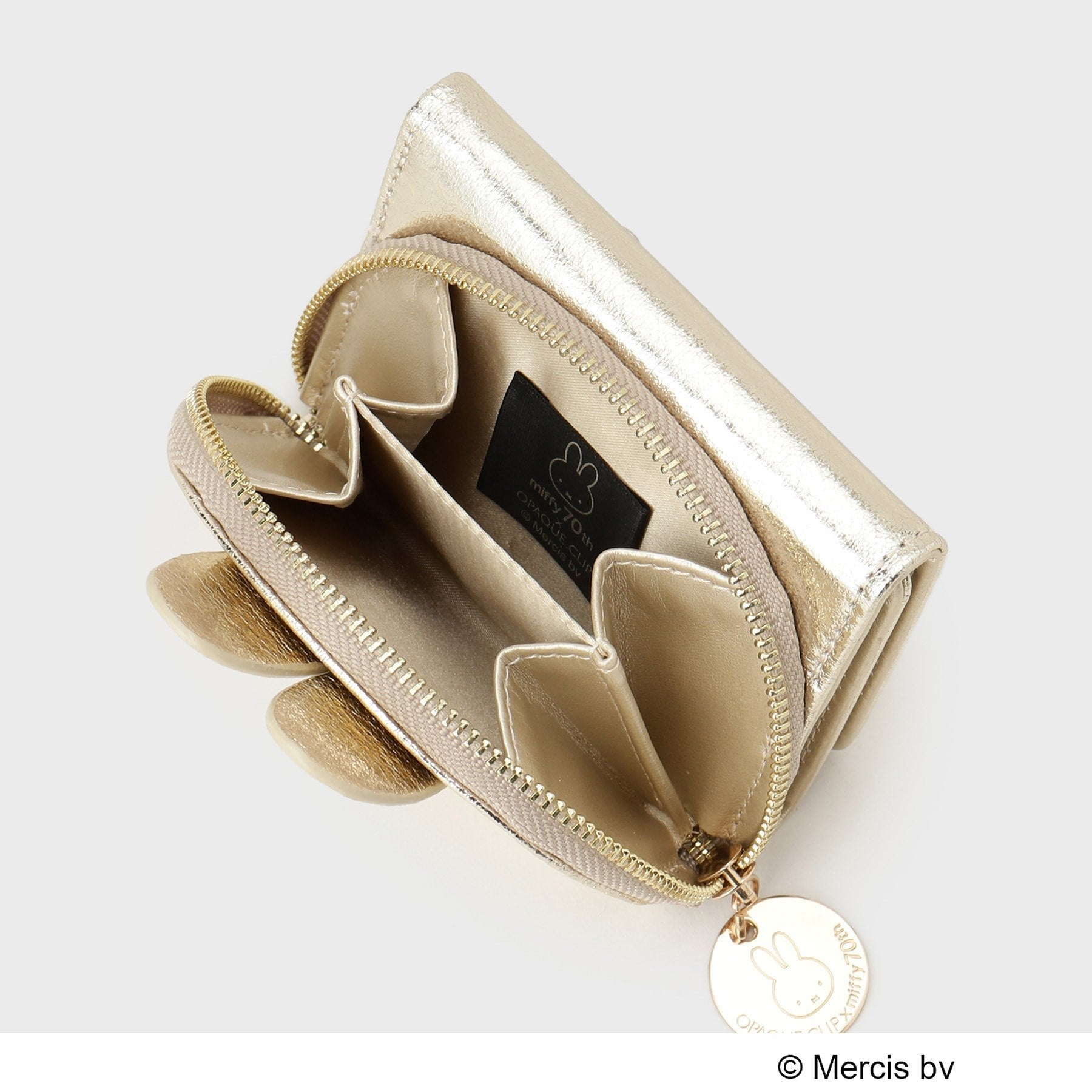 オペーク ドット クリップ OPAQUE.CLIP 【miffyコラボ】三つ折りウォレット （ゴールド(007)） ゴールド(007)