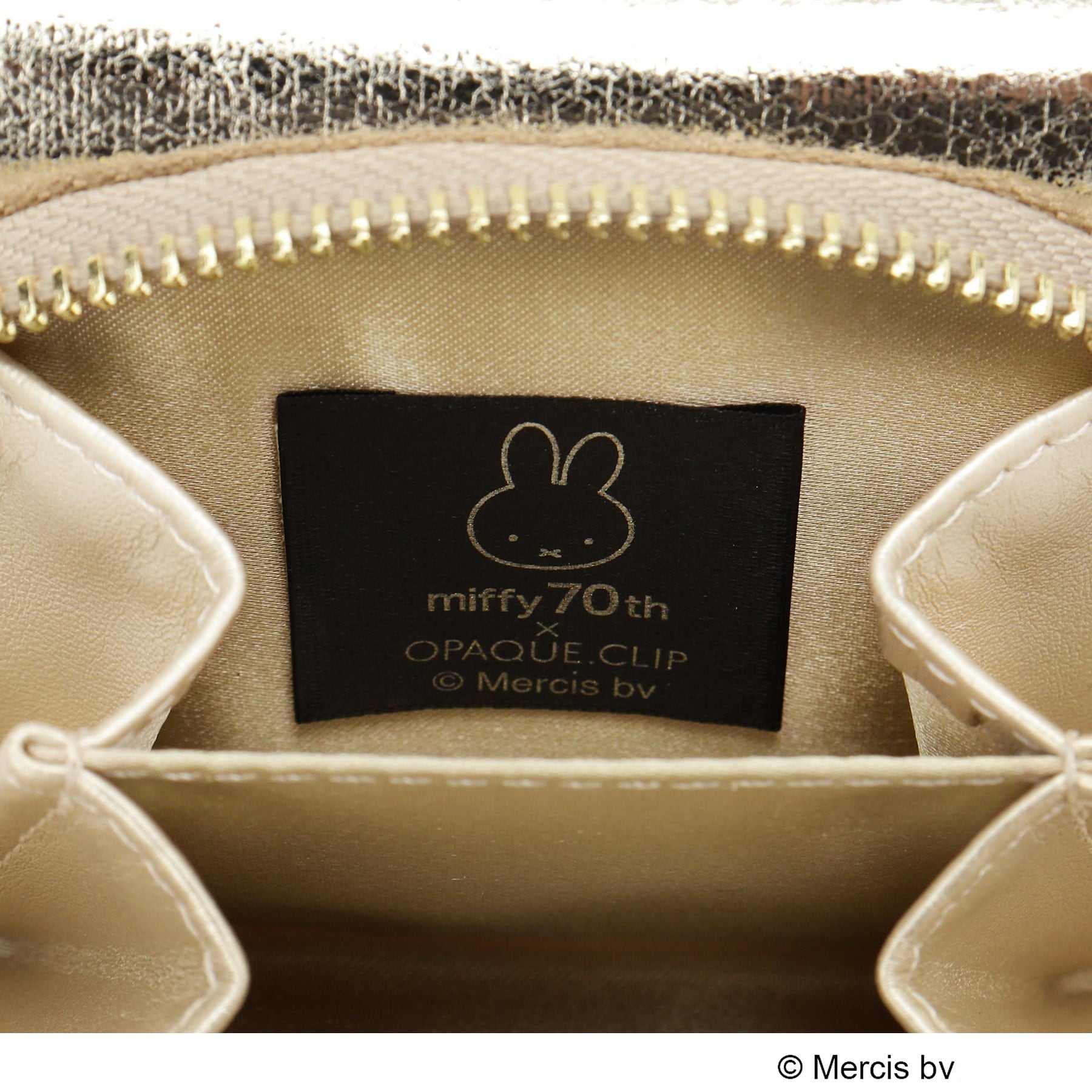 オペーク ドット クリップ OPAQUE.CLIP 【miffyコラボ】三つ折りウォレット （ゴールド(007)） ゴールド(007)