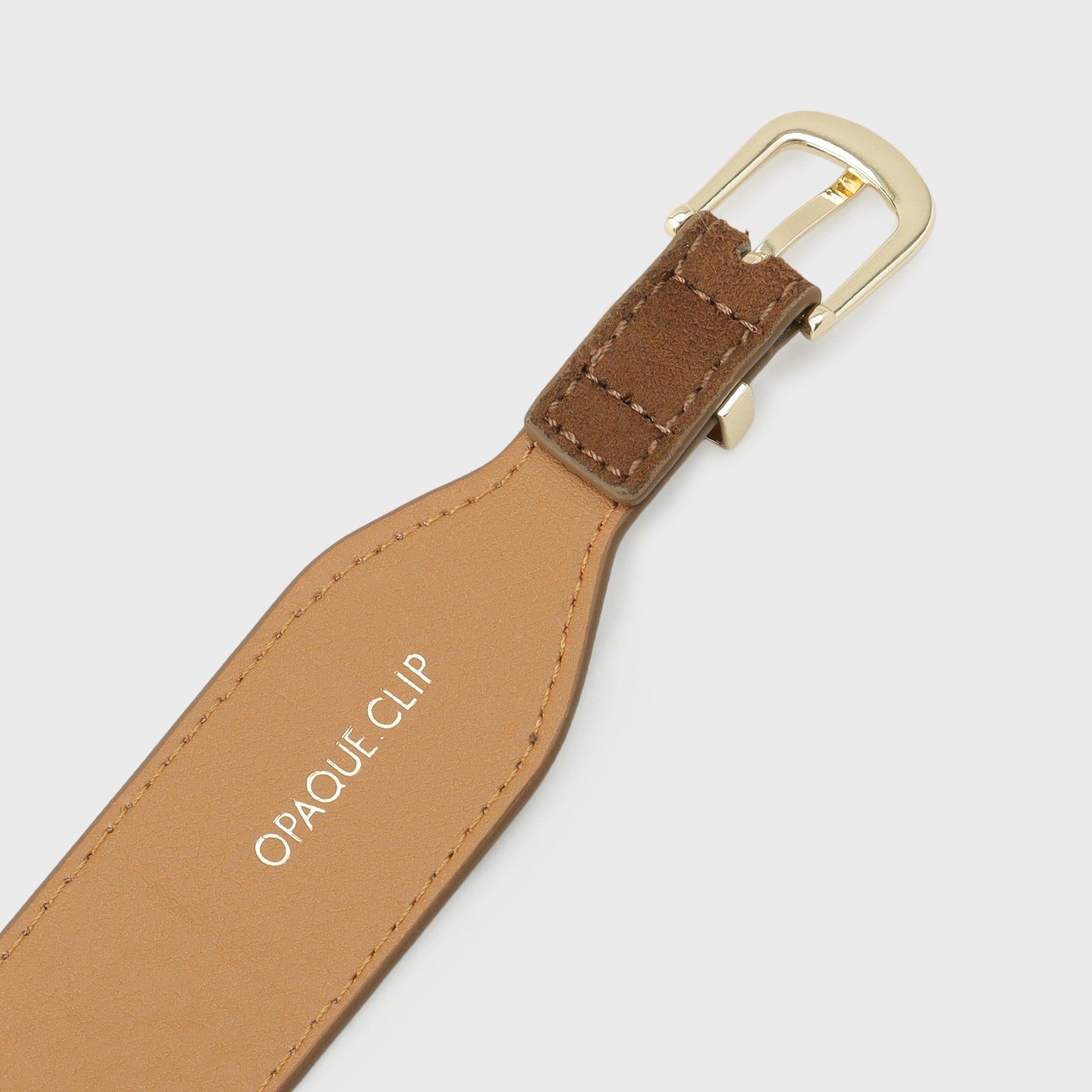 オペーク ドット クリップ OPAQUE.CLIP フェイクスエードデザインベルト （ブラウン(044)） ブラウン(044)