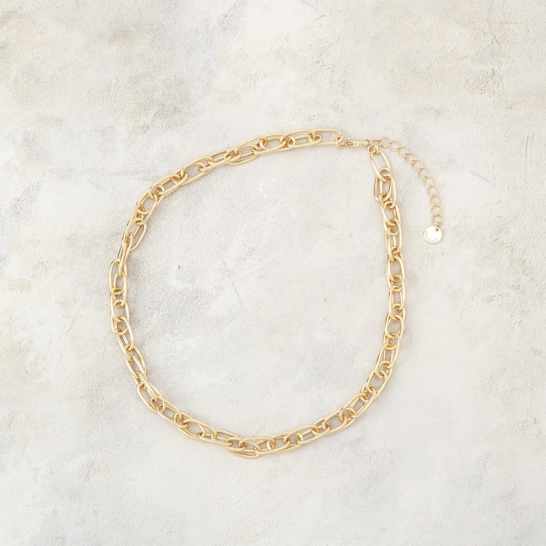 オペーク ドット クリップ OPAQUE.CLIP ボリュームダブルチェーンネックレス （ゴールド(007)） ゴールド(007)