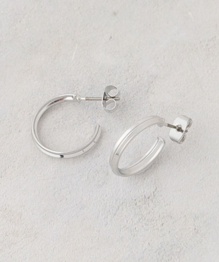オペーク ドット クリップ OPAQUE.CLIP シンプルデザイン フープピアス （シルバー(006)） シルバー(006)
