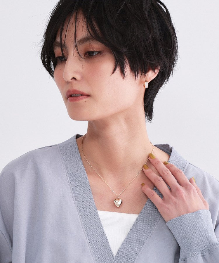 オペーク ドット クリップ OPAQUE.CLIP メタルハートモチーフ ペンダント （ゴールド(007)） ゴールド(007)