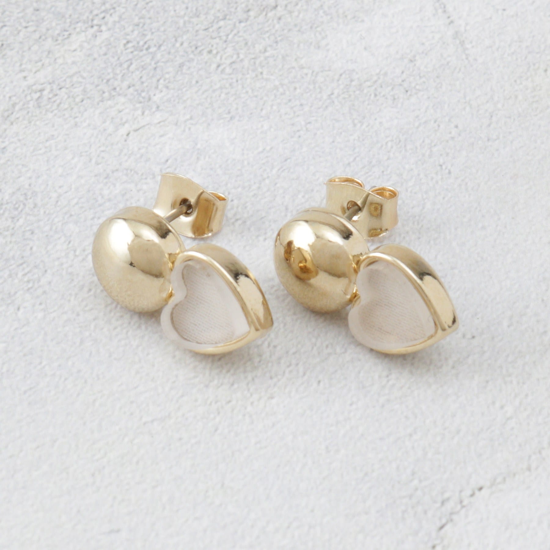 オペーク ドット クリップ OPAQUE.CLIP メタルハートモチーフピアス （ゴールド(007)） ゴールド(007)