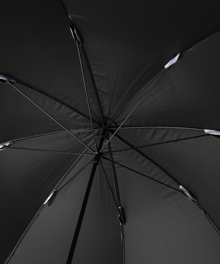 オペーク ドット クリップ OPAQUE.CLIP 晴雨兼用フラワーデザインプリント長傘 （サックスブルー(090)） サックスブルー(090)