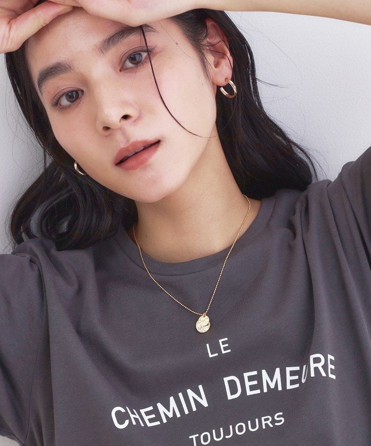 オペーク ドット クリップ OPAQUE.CLIP ダブルコイン ショートネックレス （ゴールド(007)） ゴールド(007)