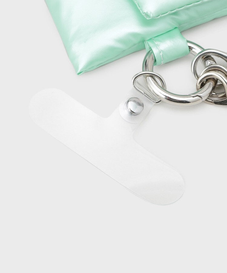 オペーク ドット クリップ OPAQUE.CLIP ミラーチャーム＆ミニポーチ付き ボールチェーンスマートフォンショルダーストラップ （ブラック(019)） ブラック(019)