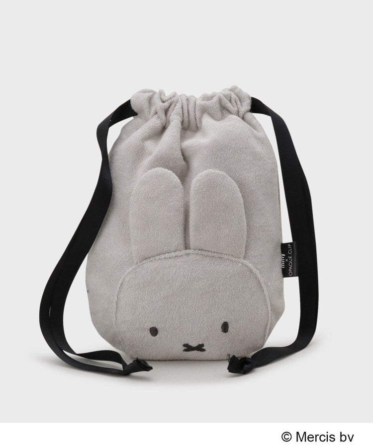 オペーク ドット クリップ OPAQUE.CLIP ◆【miffy】パイル地巾着ポーチ （ピンク(871)） ピンク(871)
